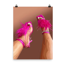 Load image into Gallery viewer, High Heels, Higher Standards Poster Print