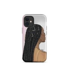 Load image into Gallery viewer, "Just a Black Girl in her Braids" iPhone Case