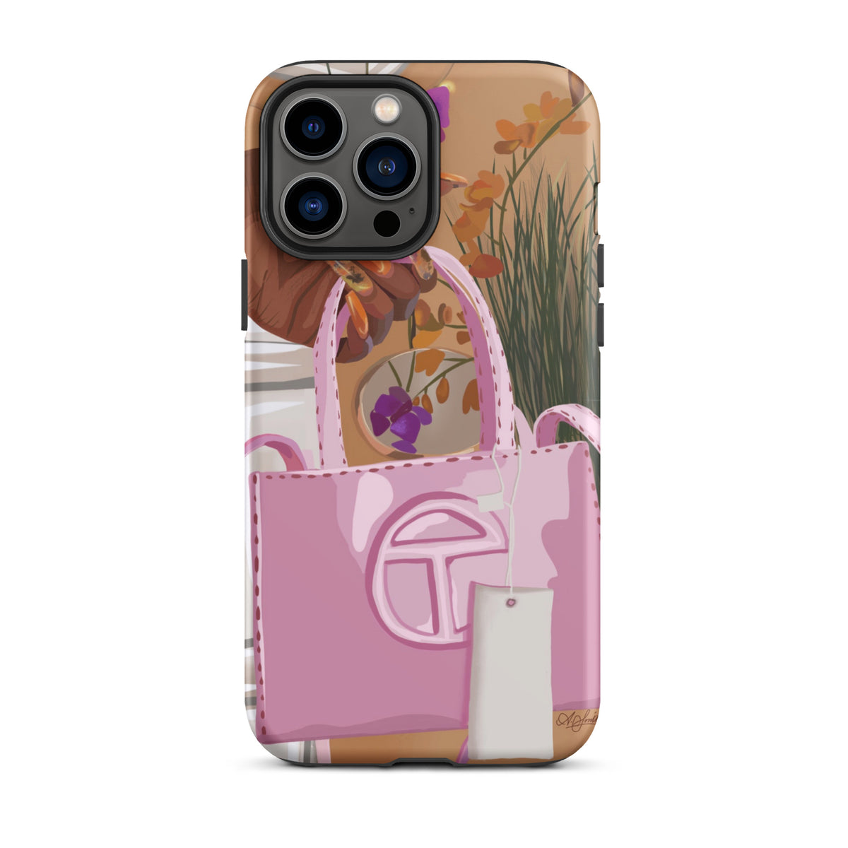 Poppin' in my Telfar iPhone case – ItsAnaything Art