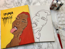 Load image into Gallery viewer, &quot;Imma Savage!&quot; paint kit
