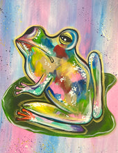 Load image into Gallery viewer, &quot;Feeling Froggy&quot; Original Painting
