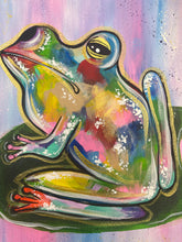 Load image into Gallery viewer, &quot;Feeling Froggy&quot; Original Painting
