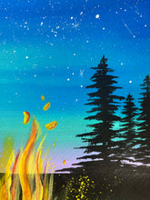 Load image into Gallery viewer, &quot;Sunset by the Campfire&quot; Original Painting
