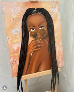 "Brown Skin Girl" Original Painting