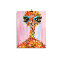 Load image into Gallery viewer, &quot;The Sassy Ostrich&quot; Poster Print
