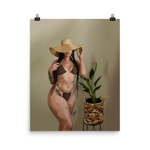 "In the Nude" Poster Print