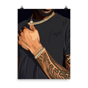 "Light Drip" Poster Print