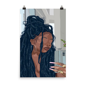 "Loc'd in Love" Poster Print