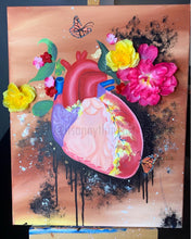 Load image into Gallery viewer, &quot;Heart bloom&quot; Original Painting
