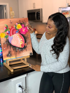 "Heart bloom" Original Painting