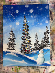 "White Christmas" Original Painting