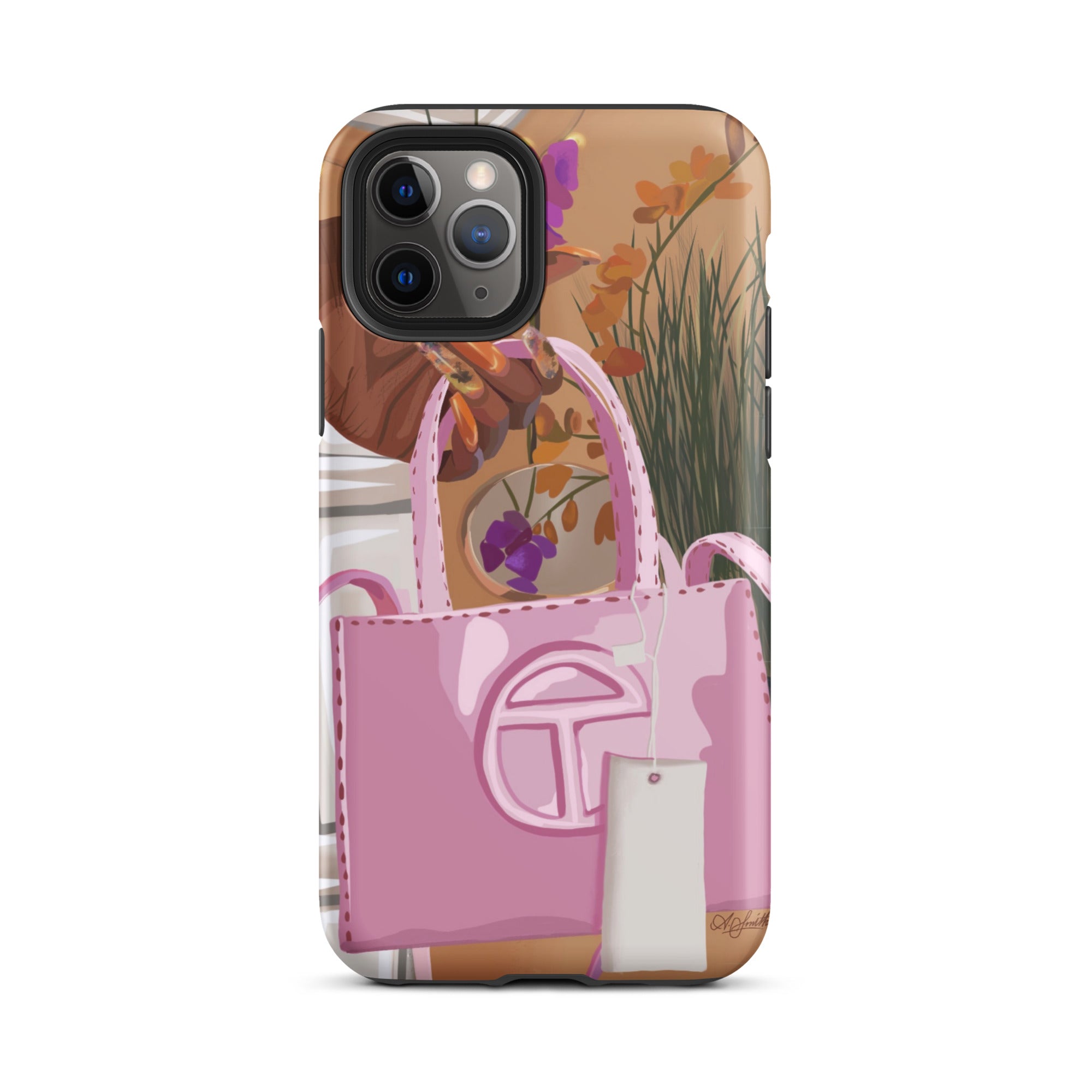 pink louis vuitton iphone case